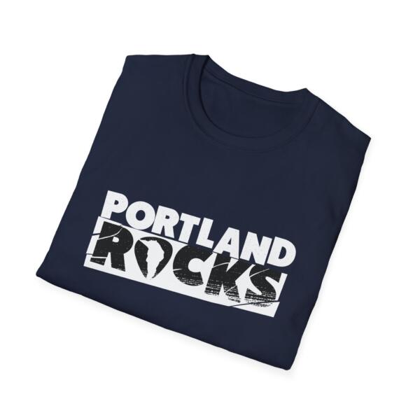 Portland Rocks Unisex Softstyle T-Shirt - Image 28