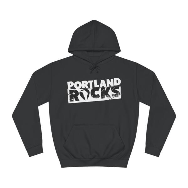 Portland Rocks Unisex College Hoodie - Image 9