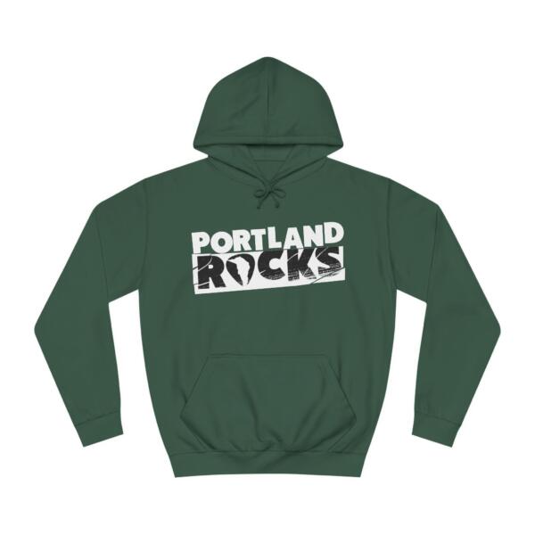 Portland Rocks Unisex College Hoodie - Image 13