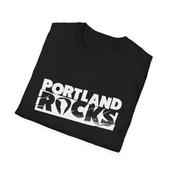 Portland Rocks Unisex Softstyle T-Shirt - Image 8