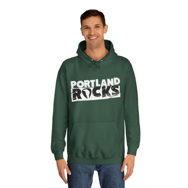 Portland Rocks Unisex College Hoodie - Image 15