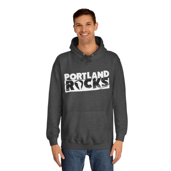 Portland Rocks Unisex College Hoodie - Image 23