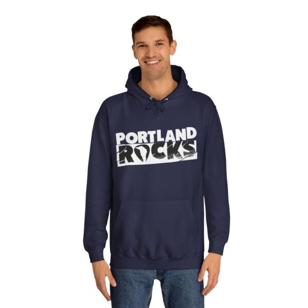 Portland Rocks Unisex College Hoodie - Image 19