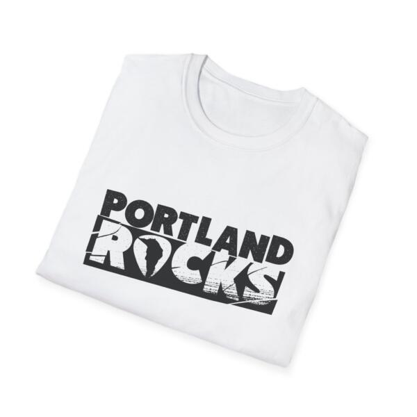 Portland Rocks Unisex Softstyle T-Shirt - Image 4